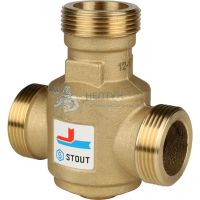 Термостатический смесительный клапан Stout G 1 1/4 НР 60°С SVM-0030-325506