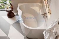 Акриловая ванна Vagnerplast Melite 160x105 асимметричная VPBA163MEL3LX-04