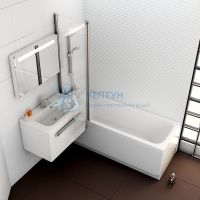Акриловая ванна Ravak Chrome 170x75 прямоугольная C741000000