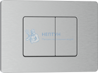 Клавиша смыва 246 х 165 мм, хром матовый, нержавеющая сталь IBERICA BLANCA IB.B011.003.002