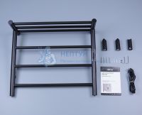 Полотенцесушитель электрический Abber Standard AH4614MB черный матовый