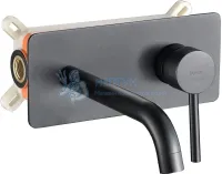 Смеситель для раковины срытого монтажа REA VIVA BLACK MAT REA-B0231