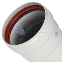 Элемент дымохода STOUT d 80 труба 2000 мм п/м SCA-0080-002000