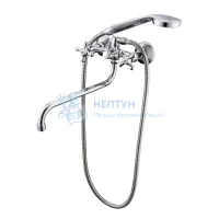 Смеситель Prohanss P11.22 для ванны и душа вентильный поворотный излив 30 см, хром