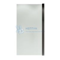 Шторка на ванну распашная Terminus Ното 02 1500х700 проф.черный