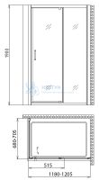 Душевой уголок Gemy Sunny Bay S28191BM-A70M