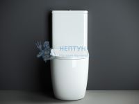 Унитаз-компакт безободковый с сиденьем микролифт Ceramicanova Mia Белый CN1801