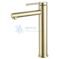 Смеситель ABBER Emotion AF8811G для накладной раковины, золото матовое