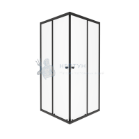 Душевой уголок "Вента-Блэк Вельвет" 80x80, квадрат Triton