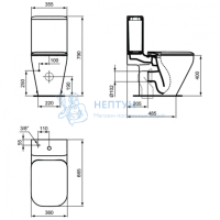 Бачок для унитаза Ideal Standard TONIC II K404901