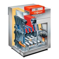Напольный газовый одноконтурный котел Viessmann Vitogas 100-F (48 кВт) с Vitotronic 100 KC4B