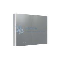 Шкаф зеркало для ванной с подсветкой Aquatek AQ7809-MLC, прямоугольное, сенсорное управление, 800*700*133