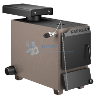 Твердотопливный одноконтурный стальной котёл Каракан-12 ТПЭ-3 (12 кВт)