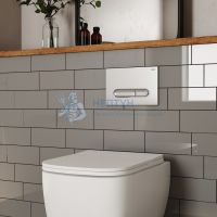 Клавиша смыва, универсальная, матовый хром, Unifix, 070, Iddis, UNI70M0i77