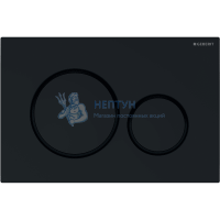 Смывная клавиша Geberit Sigma20, двойной смыв: черные, черный матовый 115.882.DW.1