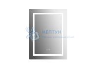 Шкаф зеркало для ванной с подсветкой Aquatek AQ7604-MLC, прямоугольное, сенсорное управление, 600*800*133