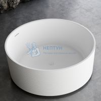 Акриловая ванна Abber 150x150 отдельностоящая круглая белая AB9442