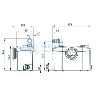 Насос - измельчитель SFA SANIPRO P30