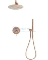 Душевой комплект REA LUNGO + BOX ROSE GOLD REA-P4111