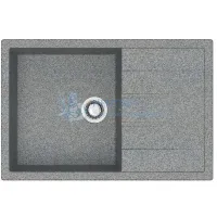 Мойка Agata 161/Q8 Тёмно-серый 750х505x218 матовая из искусственного камня