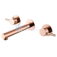 Смеситель ABBER Emotion AF88121RG скрытого монтажа для раковины, розовое золото