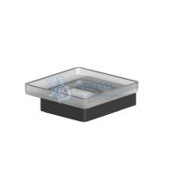 Мыльница подвесная Whitecross Cubo CU2420BL (черный мат)