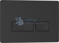 Клавиша смыва 246 х 165 мм, черный матовый, ABS пластик IBERICA BLANCA IB.B021.002.000