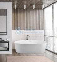 Акриловая ванна BelBagno 170x80 отдельностоящая овальная BB411-1700-800-MATT
