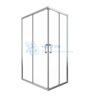 Душевой уголок Triton Фикс-Хром 120Х80, без поддона DK398, профиль хром