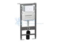 Инсталляция для подвесного унитаза с белой клавишей Ceramicanova CN1001W