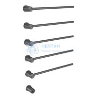 Полотенцесушитель электрический Abber Charme AH4005NG оружейная сталь