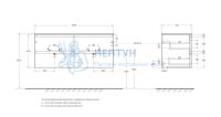 База под раковину подвесная BelBagno KRAFT-1200-4C-SO-СO