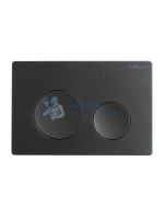 Кнопка смыва BelBagno BB-03C-NERO.M, черный матовый