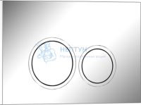 Клавиша смыва 246 х 165 мм, хром глянцевый, ABS пластик IBERICA BLANCA IB.B082.003.002