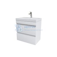 Тумба с умывальником подвесная, белая, 60 см, Zodiac, Iddis ZOD6CB0i95K подходит ум. 3506000i28