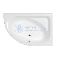 Акриловая ванна Whitecross Aquarella 170x110 асимметричная 0109.170110.100.RELAX.CR хром