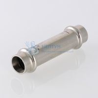 Фитинг из нержавеющей стали – муфта надвижная 22 x 22 мм Valtec VTi.904.I.002222