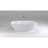 Акриловая ванна Black & White Swan 180x90 отдельностоящая овальная 106SB00