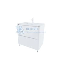 Тумба с умывальником, напольная, 80 см, белая, Edifice, Iddis EDI80WFi95K