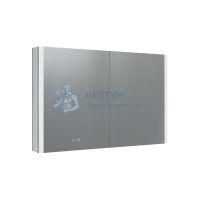 Шкаф зеркало для ванной с подсветкой Aquatek AQ7109-MLC, прямоугольное, сенсорное управление, 1000*700*133