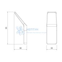 Крючок цвет белый Iddis Slide SLIWT10i41