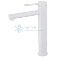 Смеситель Abber Emotion AF8811W для накладной раковины, белый матовый