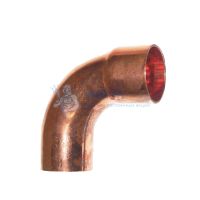 Медный угол однораструбный 90° d 54 мм