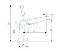 Смеситель ABBER Zeitlos AF8910B для раковины, черный матовый