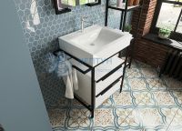 Тумба с раковиной Эстет Comfort Loft 70 ФР-00003613 напольная универсальная 2 ящика с ручками