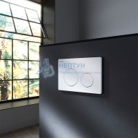 Клавиша для инсталляции пластик, белый глянцевый Am.Pm PrimeFit I090101