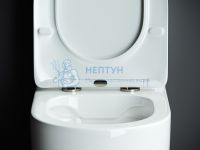 Унитаз-компакт безободковый с сиденьем микролифт Ceramicanova Mia Белый CN1801