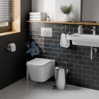 Клавиша смыва 246 х 165 мм, хром матовый, ABS пластик IBERICA BLANCA IB.B082.004.000