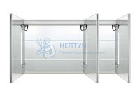 Шкаф зеркало для ванной с подсветкой Aquatek AQ7129-MLC, прямоугольное, сенсорное управление, 1200*700*133