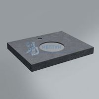 Столешница из керамогранита Kerama Marazzi Роверелла 60х48, серая